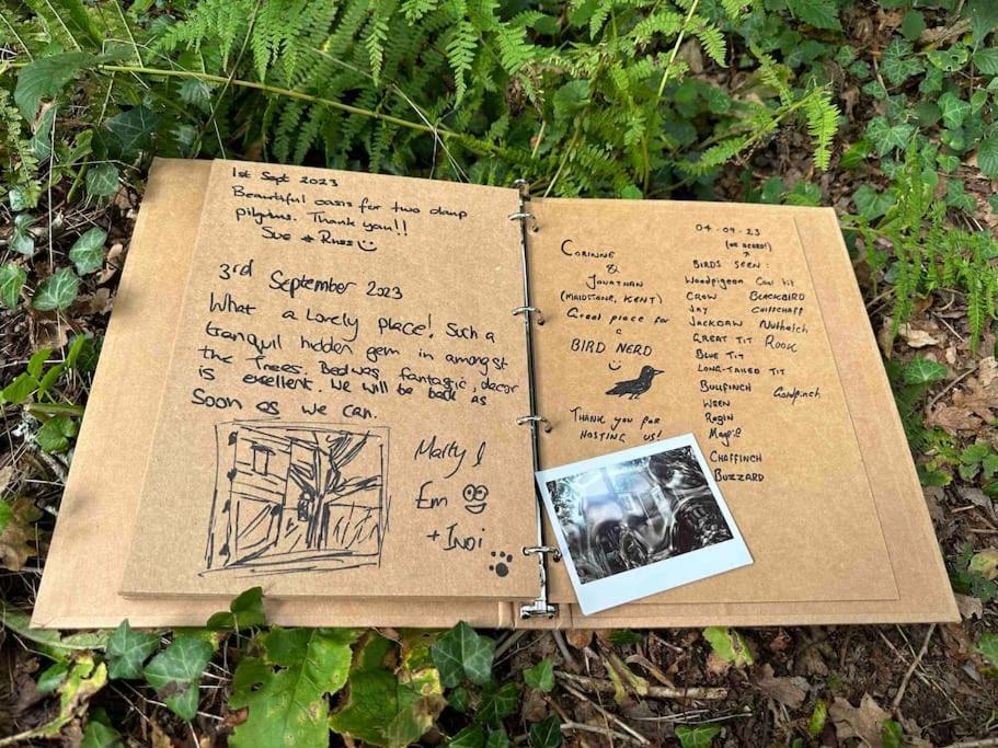 בודמין Cornwall Woodland Shepherd'S Hut - Dennis Hut מראה חיצוני תמונה